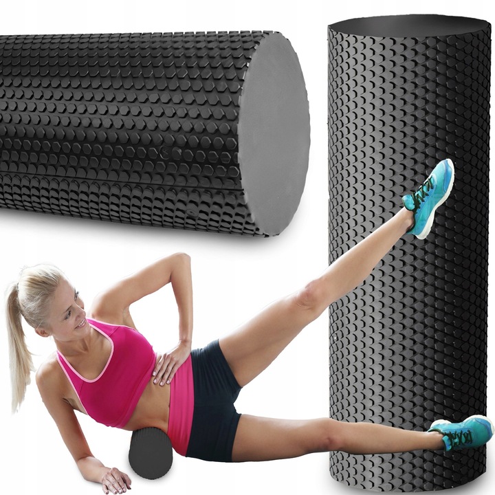 ROLLER DO MASAŻU ĆWICZEŃ ROLER CROSSFIT DUŻY 45,5x15,5CM WAŁEK