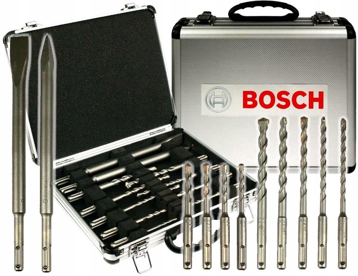 MŁOTOWIERTARKA GBH 240 BOSCH + 11 WIERTEŁ DŁUT