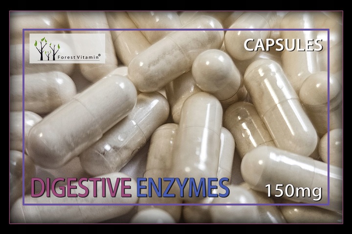 ENZYMY TRAWIENNE COMPLEX DIGEZYME 100 kaps LAKTAZA MOCNE