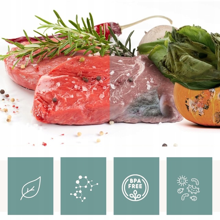 Folia MOLETOWANA do zgrzewarki próżniowej NutriZein 20x300cm 4 sztuki