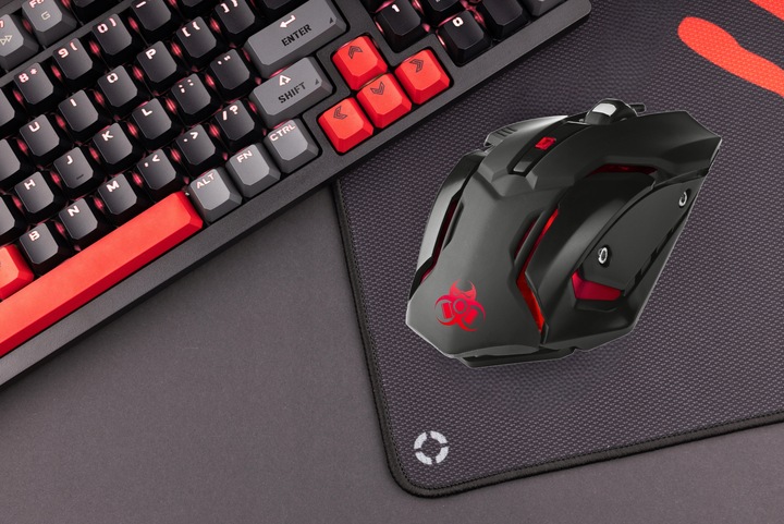 MYSZKA GAMINGOWA MYSZ DLA GRACZY BEZPRZEWODOWA KOMPUTEROWA LED RGB 3200 DPI