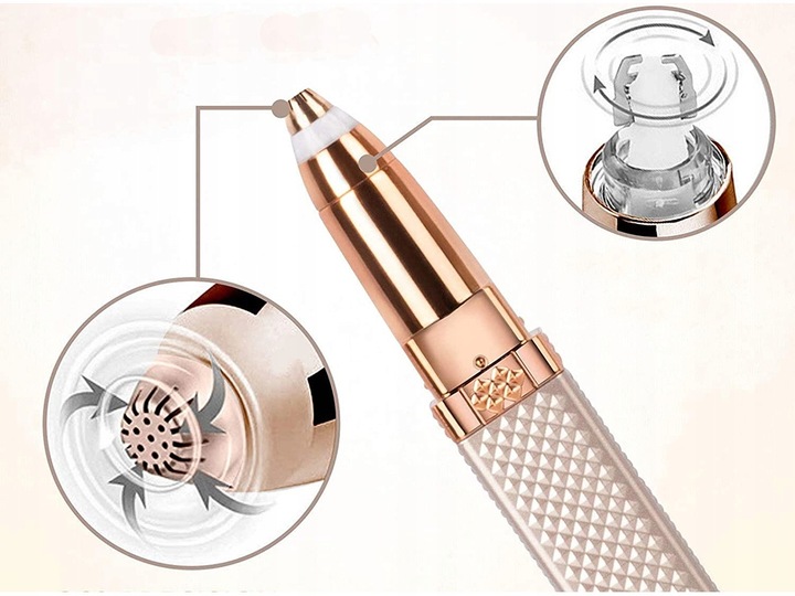 GOLARKA DO TWARZY I BRWI TRYMER DAMSKI 2w1 USB