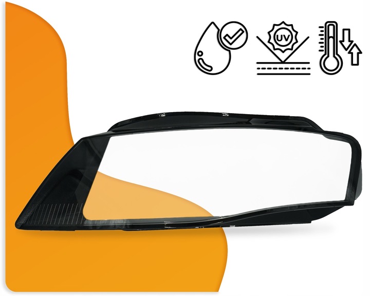 Klosz Szkło Reflektora Samochodowego Lamp Audi A4 B8 S4 RS4 8K 08-11 Lewa