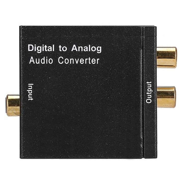 Optyczny Konwerter Coaxial Toslink/ SPDIF RCA 2x CINCH Cyfrowe na