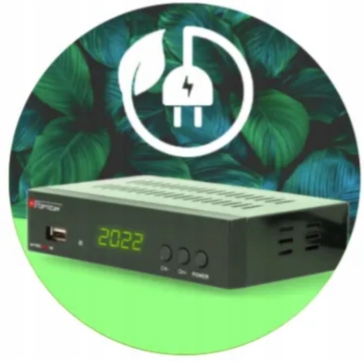TUNER DEKODER TV NAZIEMNEJ DVB-T2/C H.265 HEVC OPTICUM NYTROBOX