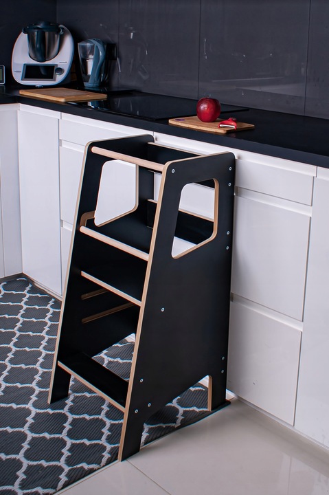 Kitchen Helper/Pomocnik kuchenny czarny MDF CRM