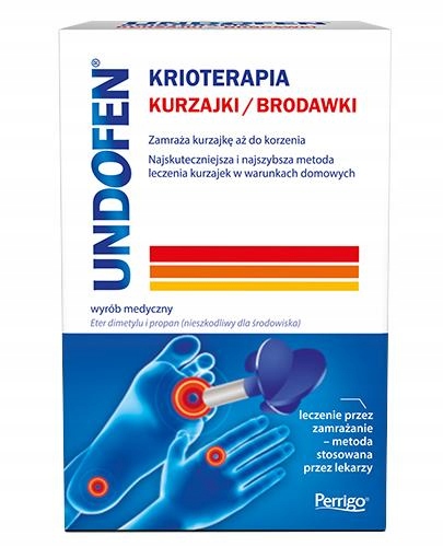 UNDOFEN KRIOTERAPIA Preparat do usuwania brodawek