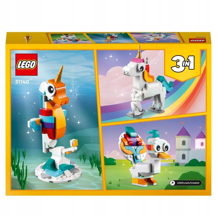 Lego klocki CREATOR 31140 Magiczny jednorożec