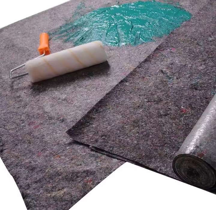 MATA MALARSKA OCHRONNA FILC Z FOLIĄ 1x10mb 10 m2