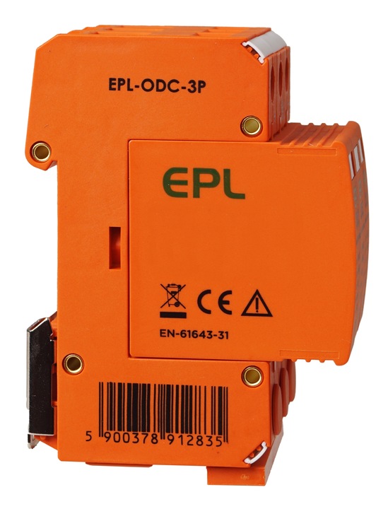 OGRANICZNIK OCHRONNIK PRZEPIĘĆ PRZEPIĘCIOWY FOTOWOLTAIKA 1000V DC 3P