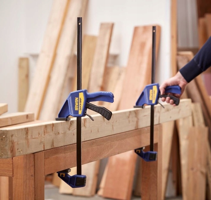 Ścisk stolarski automatyczny Irwin 300mm 136kg 2sz