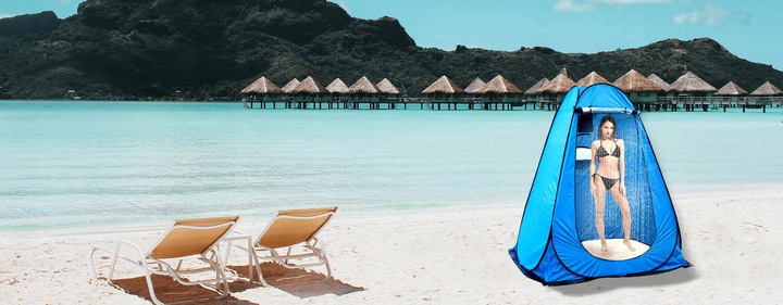 Namiot Prysznic Przebieralnia Przenośna Toaleta WC