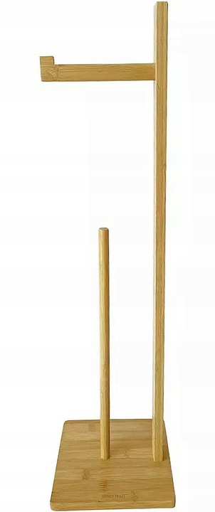 STOJAK z drewna Bambusowego na PAPIER TOALETOWY