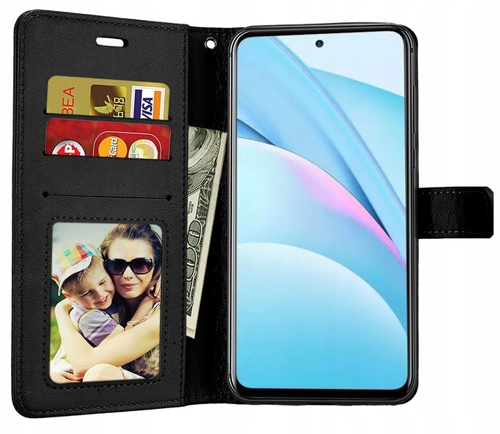 Etui Portfel Skórzany do SAMSUNG GALAXY S20 FE / S20 FE 5G +Szkło Hartowane