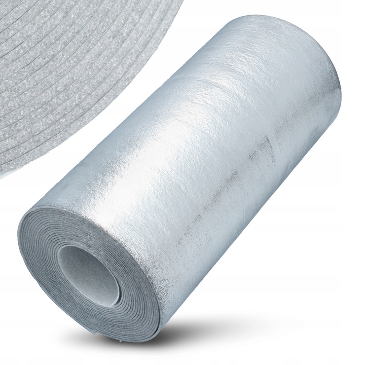 EKRAN ZAGRZEJNIKOWY ODBIJAJĄCY CIEPŁO 10m Mata Aluminiowa Pianka IZOLACYJNA