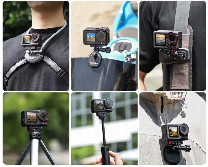 Mocowanie Uchwyt do Szybkiego Montażu 1/4 Cala do DJI Action 2 3 4 / 5