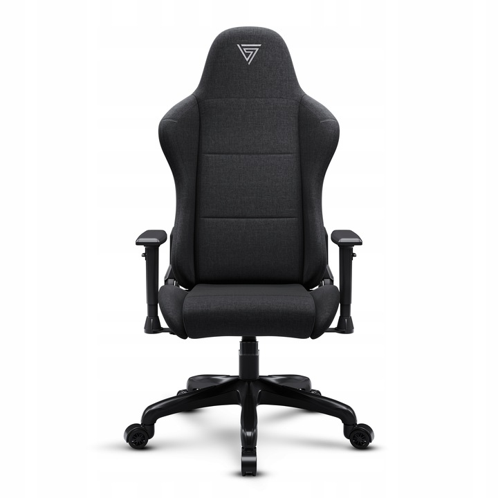 Fotel Gamingowy Materiałowy Obrotowy Biurowy Krzesło Gracza Kubełek Sense7