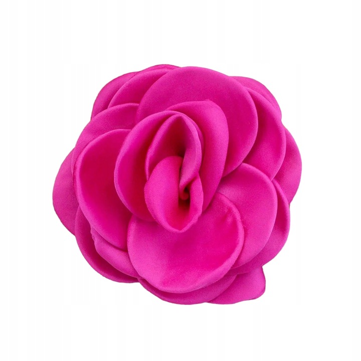 BROSZKA KWIAT KWIATEK RÓŻOWA FUCHSJA FUKSJA RÓŻA ATŁASOWA KWIAT PRZYPINKA