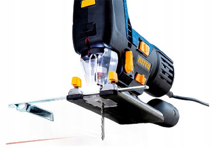 Wyrzynarka wahadłowa 800 W z laserem i oświetleniem LED + brzeszczoty