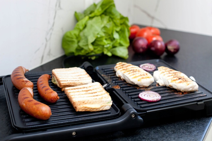 Opiekacz BERLINGER grill elektryczny| toster panini | rozkładany 180°