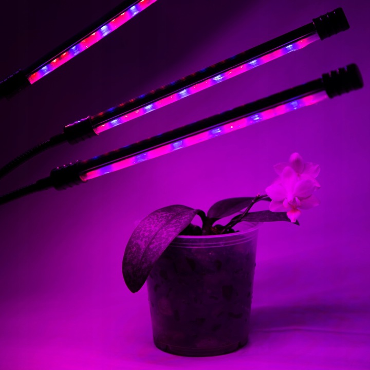 LAMPA DO WZROSTU UPRAWY ROŚLIN LED GROW LIGHT TIMER 9 POZIOMÓW ŚWIECENIA