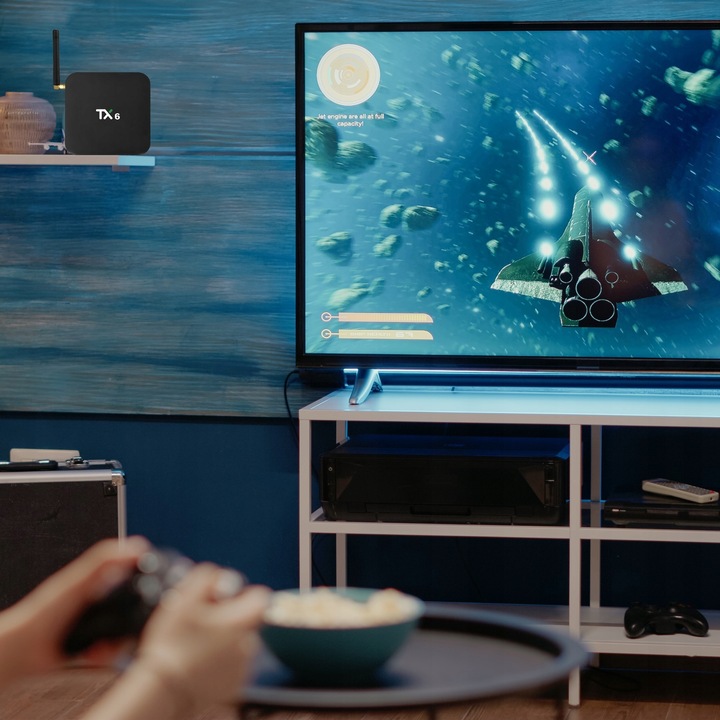 SMART TV BOX TX6 ANDROID 9 PRZYSTAWKA TV KODI 4/32 GB