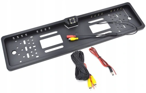 KAMERA COFANIA Z LED W RAMCE TABLICA REJESTRACYJNA