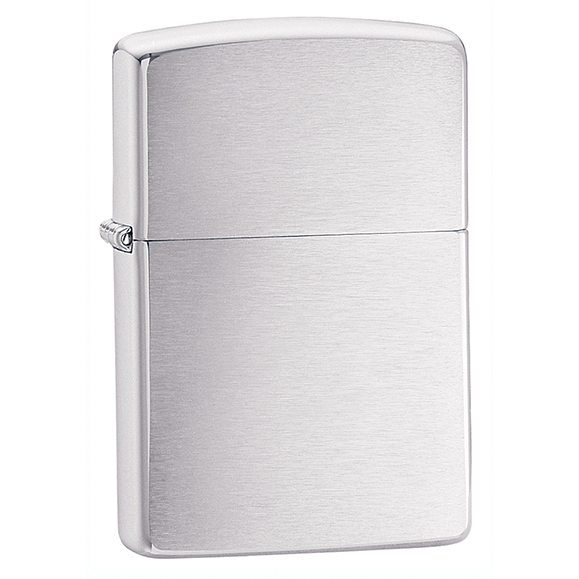 Zippo Brushed Chrome Benzyna Knot Kamienie