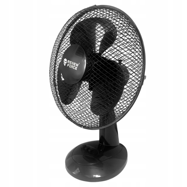WENTYLATOR WIATRAK STOŁOWY STOJĄCY BIURKOWY OSCYLACJA CICHY MOCNY SKUTECZNY
