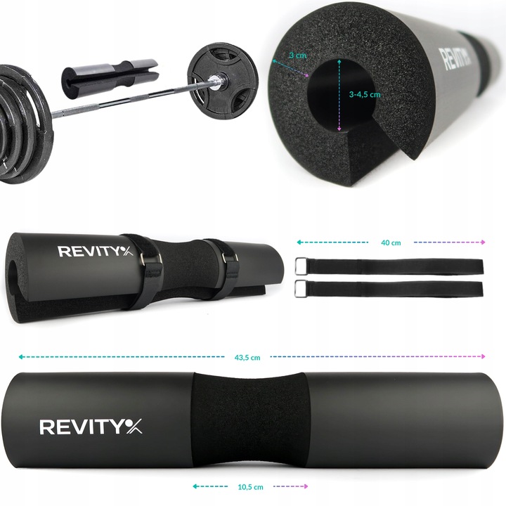 OCHRANIACZ NA SZTANGĘ GRYF PIANKOWY OSŁONA KARKU DO ĆWICZEŃ DO HIP THRUST