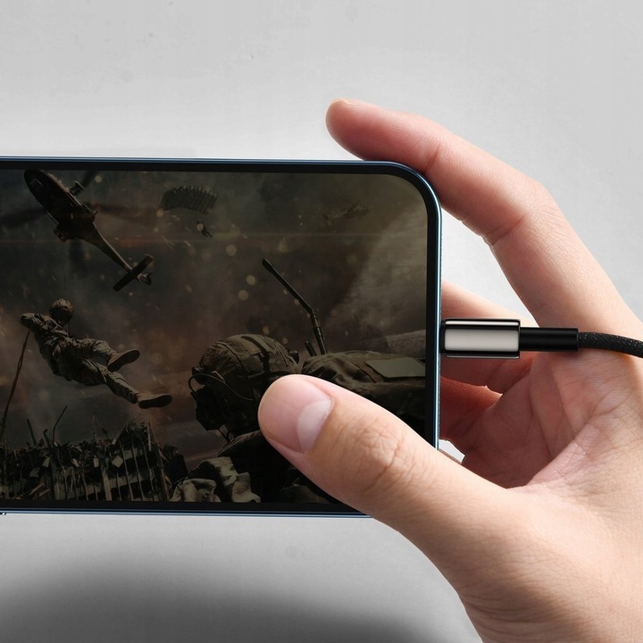 BASEUS SZYBKI KABEL 3w1 MOCNY PRZEWÓD USB - USB-C/Lightning/micro USB 1,5 m