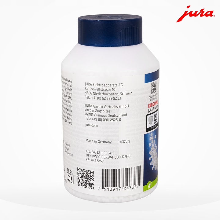 TABLETKI PREPARAT ŚRODEK DO CZYSZCZENIA SYSTEMU MLECZNEGO MLEKA JURA