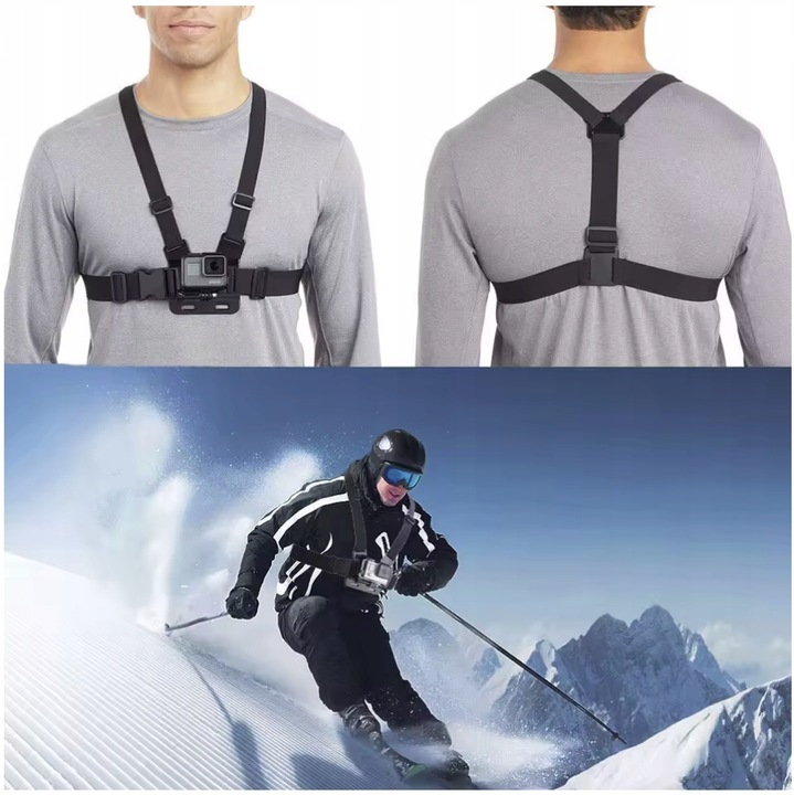 Szelki Uchwyt na Klatkę Ramiona Sunnylife GoPro Hero DJI Osmo Action