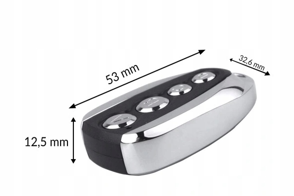 Profesjonalny PILOT SAMOKOPIUJĄCY DO BRAMY ALARMU ROLET 433 mhz