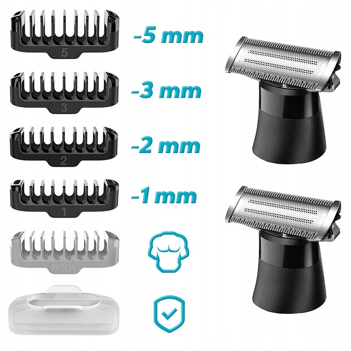 GOLARKA HYBRYDOWA TRYMER DO BRODY BRAUN 5 XT FLEX 4D 360° WET&DRY+ 2