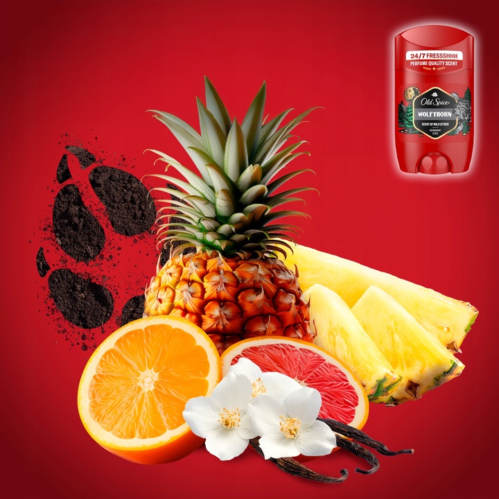 Old Spice Wolfthorn Dezodorant męski w sztyfcie, 6 x 50ml