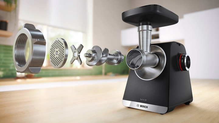 Maszynka do mięsa Bosch Serie 6 MFWS640B 2100W Bieg wsteczny