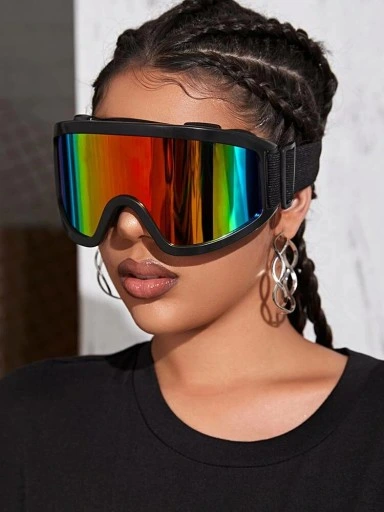 2xGOGLE OKULARY narciarskie na NARTY SNOWBOARD MULTIKOLOR OKULARY ZIMA