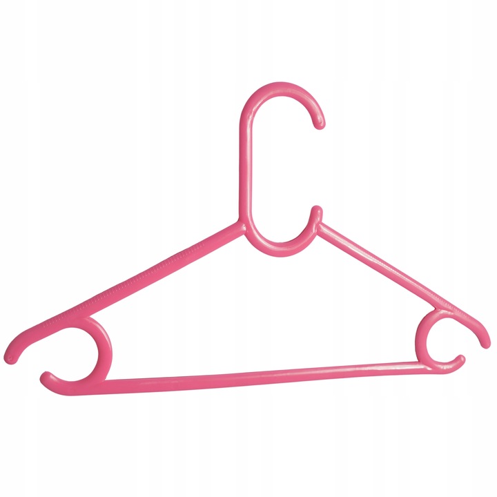 Wieszaki dziecięce dla dzieci na ubrania różowe 25 sztuk ubraniowe