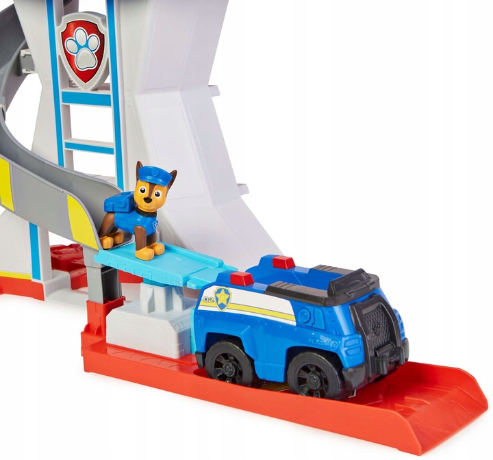 PSI PATROL BAZA ZE ZJEŻDŻALNIĄ + POJAZD CHASE