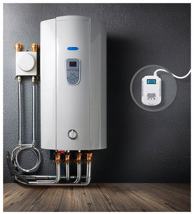 Czujnik Detektor Tlenku Węgla Czadu Gazu Alarm Certyfikowany czujka