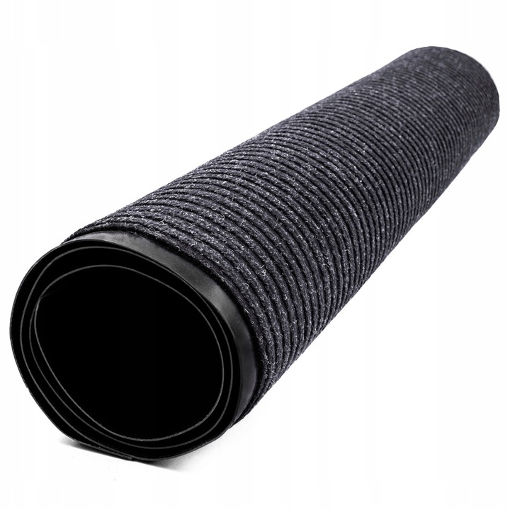 Wycieraczka mata do butów pod drzwi prążkowana szara zewnętrzna 120 x 180cm