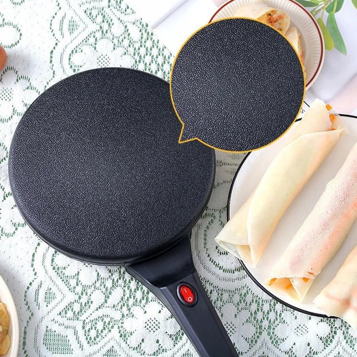 NALEŚNIKARKA ELEKTRYCZNA PATELNIA DO NALEŚNIKÓW BEZ UŻYCIA TŁUSZCZU