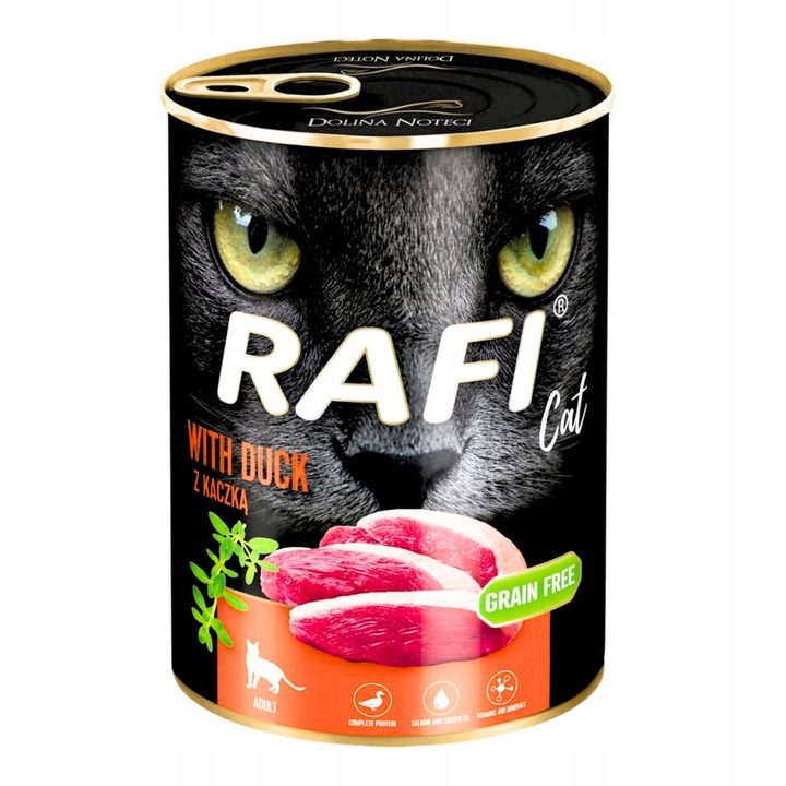 RAFI CAT DOLINA NOTECI mokra karma puszki DLA KOTA MIX SMAKÓW