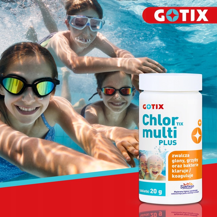 Chlor do Basenu Jacuzzi SPA Tabletki Multifunkcyjne Chemia do Basenu -