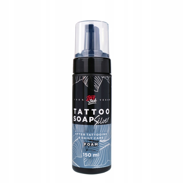 LOVE INK | TATTOO SOAP SILVER | 150 ml | Mydło w piance do tatuażu |