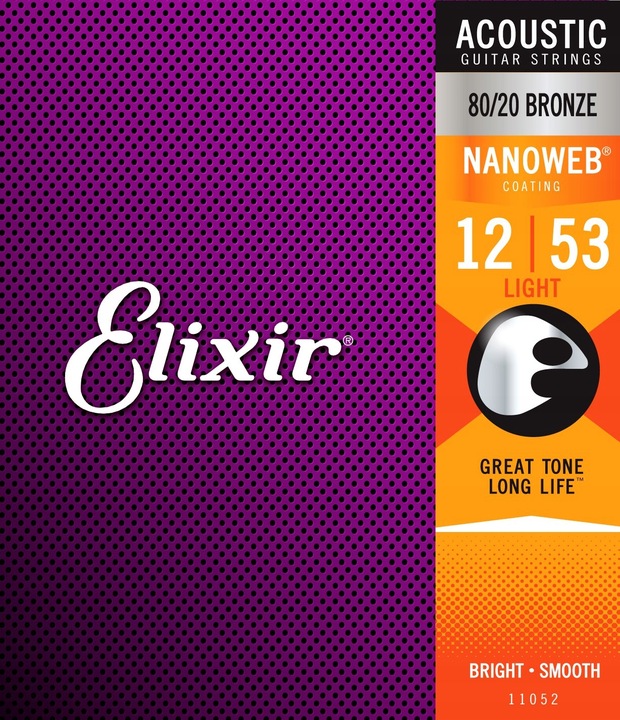 Struny Elixir NanoWeb 80/20 Bronze 12-53 (11052)