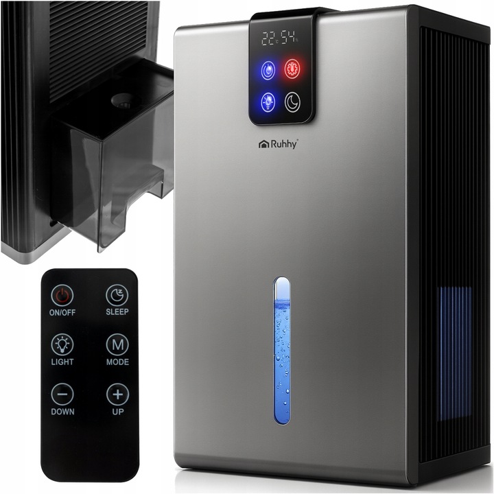 Osuszacz Powietrza Pochłaniacz Wilgoci Higrostat Higrometr Wydajny