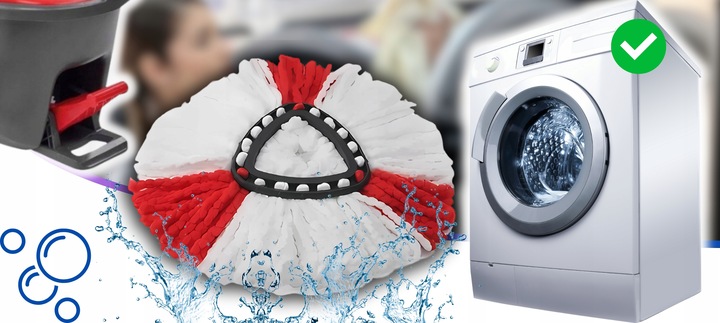 12X WKŁAD DO MOPA OBROTOWEGO VILEDA TURBO WKŁAD ZAPAS KOŃCÓWKA MEGA CHŁONNE