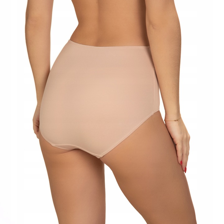 4XLAMA MAJTKI DAMSKIE Z WYSOKIM STANEM BAWEŁNIANE MAXI ROZ. M